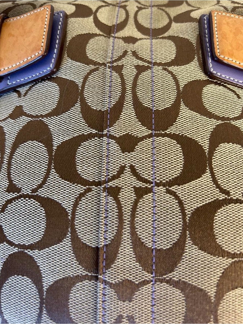 Coach Vintage 2005 Soho Purple Suede Convertible Bag - Picture 5 of 6